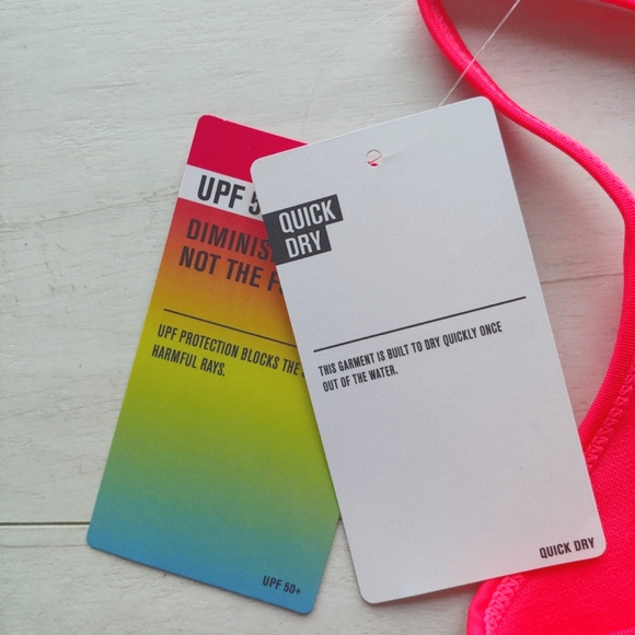 HURLEY Girl's Neon Pink Swimsuit NEW - Picture 5 of 7